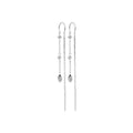 Coque de Nacre Boucles d'oreilles pendantes argent 13019210