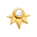Coque de Nacre Piercing plaqué or 23074610