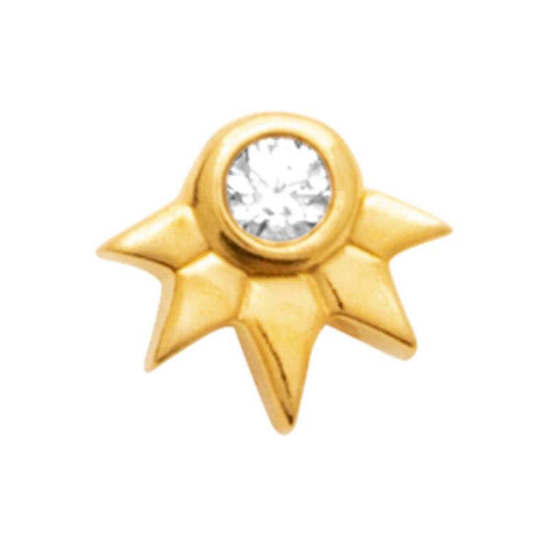 Coque de Nacre Piercing plaqué or 23074610