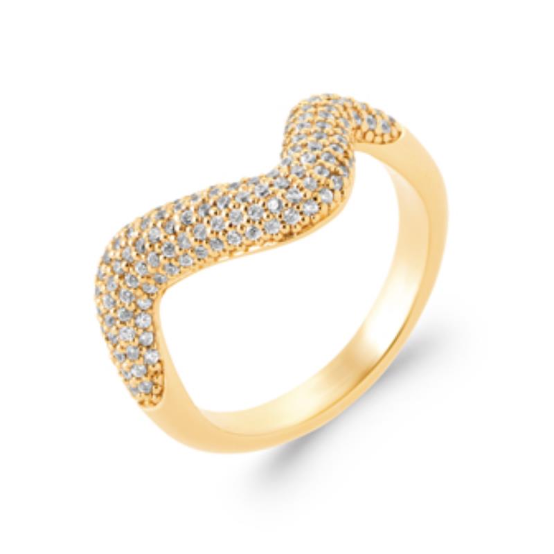 Coque de Nacre Bague plaqué or 2984010