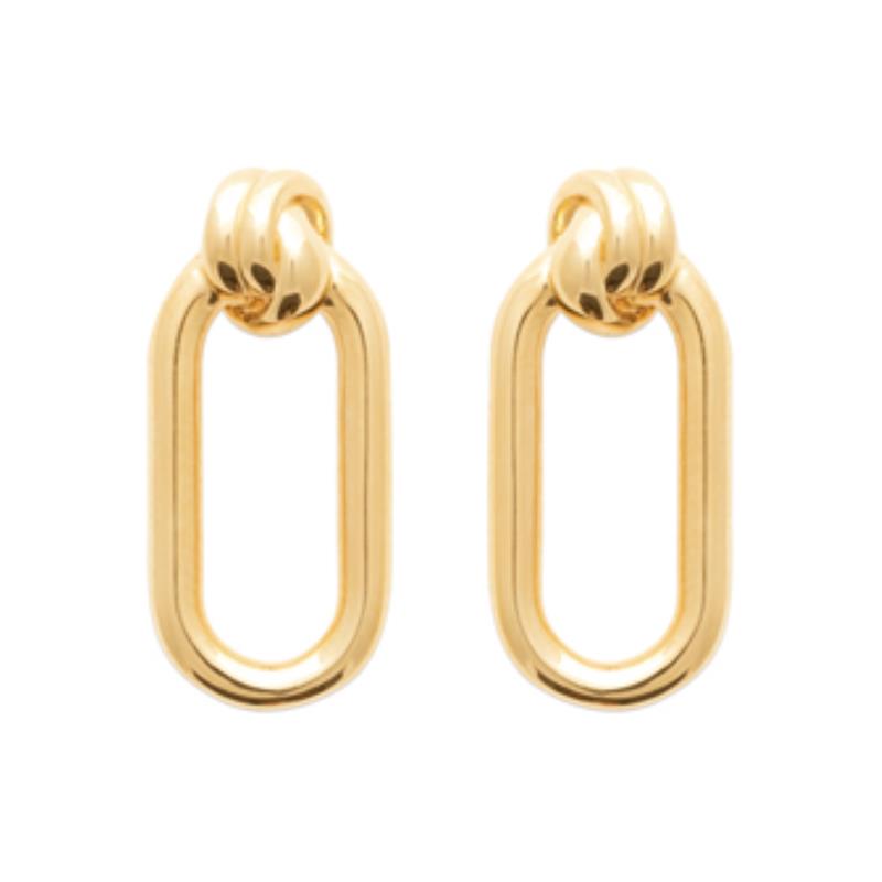 Coque de Nacre Puces d'oreilles plaqué or 23038200