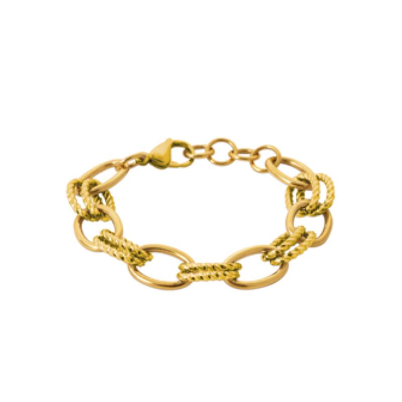 Izee Bracelet acier doré 312264