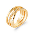 Coque de Nacre Bague plaqué or 2985510