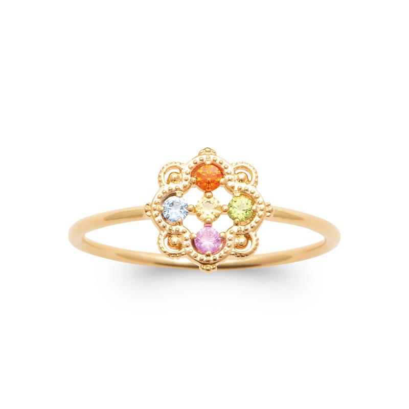 Coque de Nacre Bague plaqué or 20017105