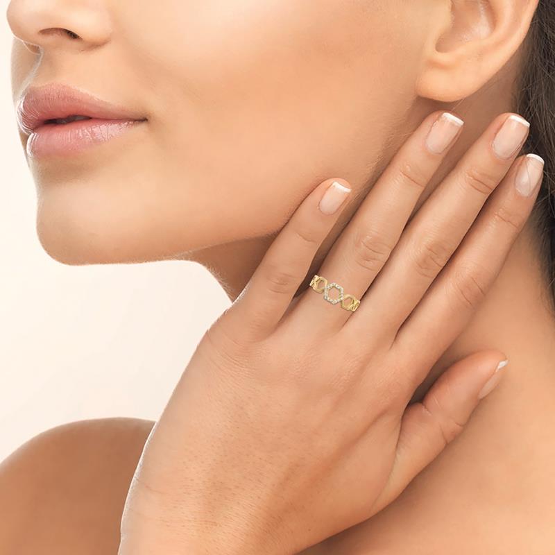Coque de Nacre Bague plaqué or 2996510