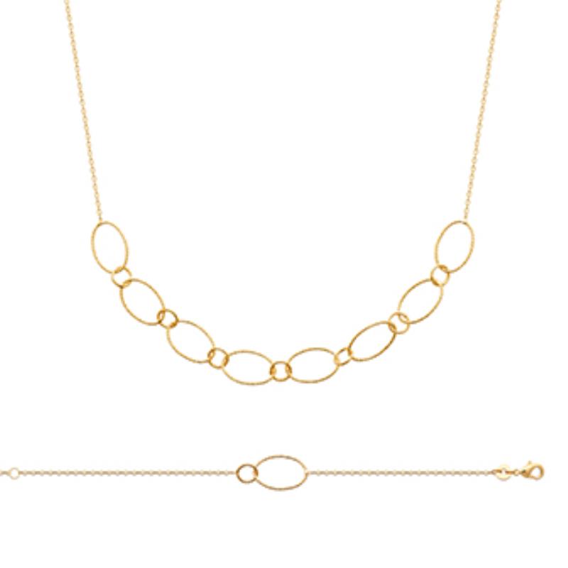 Coque de Nacre Bracelet plaqué or 921815