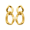 Coque de Nacre Boucles d'oreilles pendantes acier doré 3132809