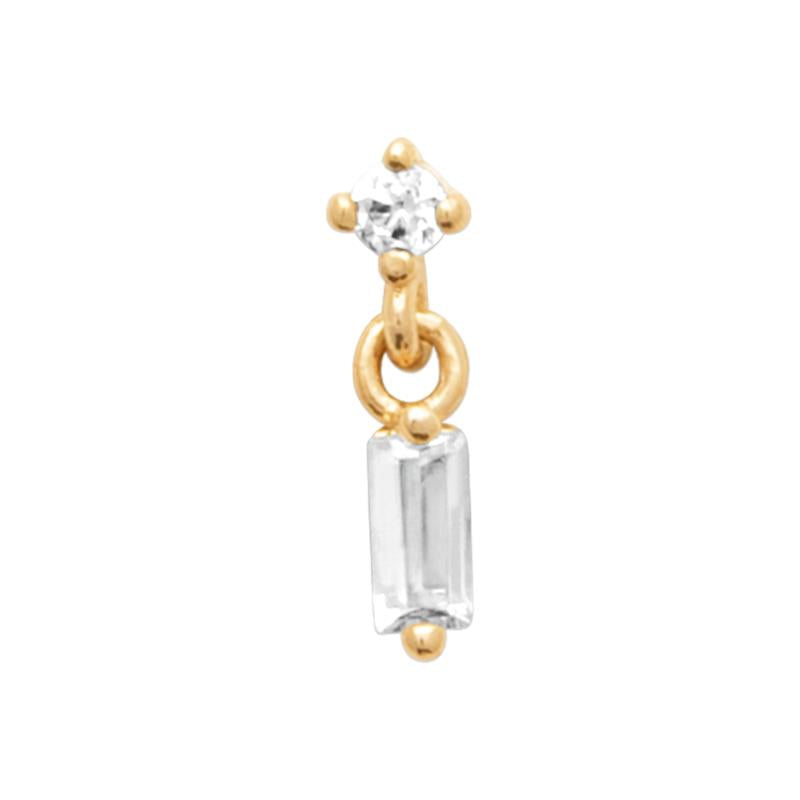 Coque de Nacre Piercing plaqué or 23071610