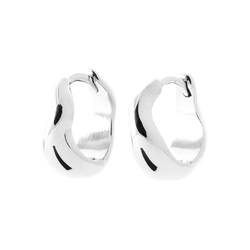 Coque de Nacre Créoles argent 7680400