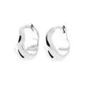 Coque de Nacre Créoles argent 7680400