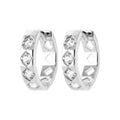 Coque de Nacre Créoles argent 1653210