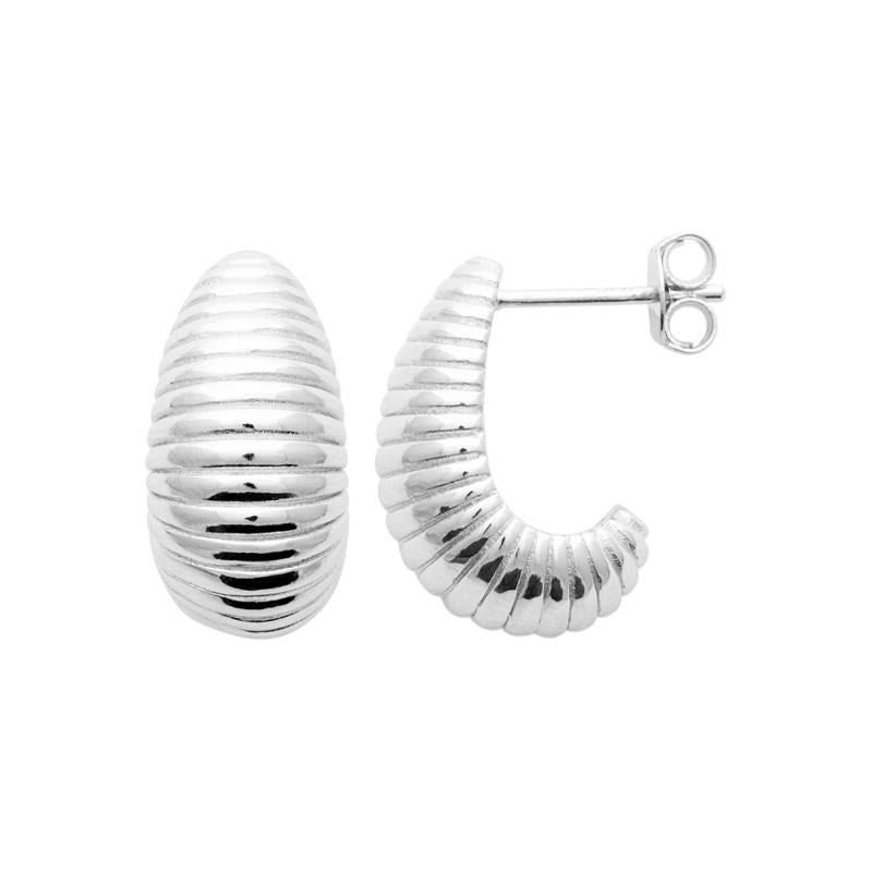 Coque de Nacre Boucles d'oreilles argent 73077900