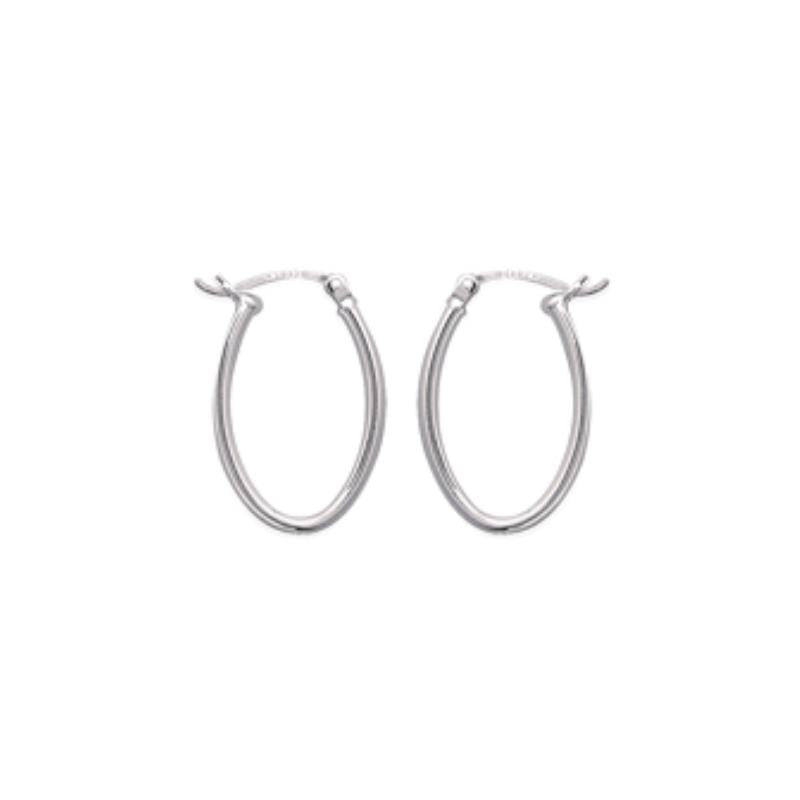 Coque de Nacre Créoles argent 1611220