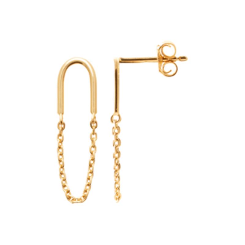 Coque de Nacre Boucles d'oreilles pendantes plaqué or 23060100