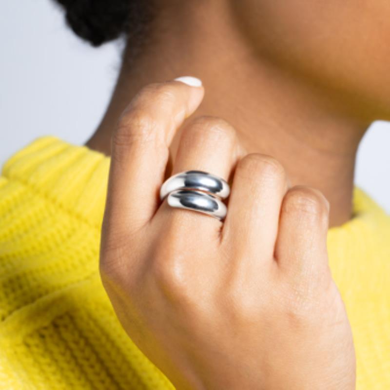 Coque de Nacre Bague argent 7980700
