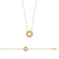 Coque de Nacre Collier plaqué or 921727