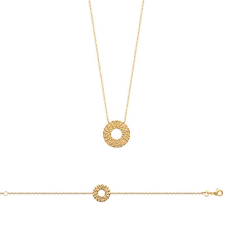Coque de Nacre Collier plaqué or 921727