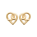 Coque de Nacre Puces d'oreilles plaqué or 23027200