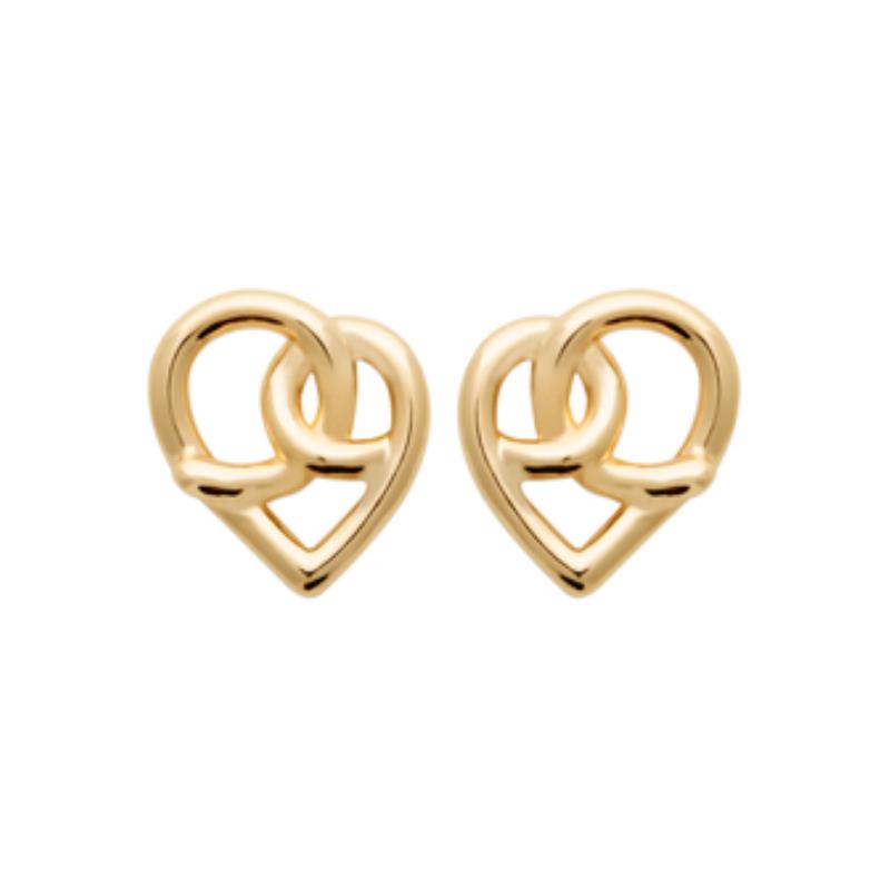 Coque de Nacre Puces d'oreilles plaqué or 23027200