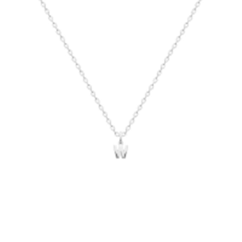 Coque de Nacre Pendentif initiale argent 7775623