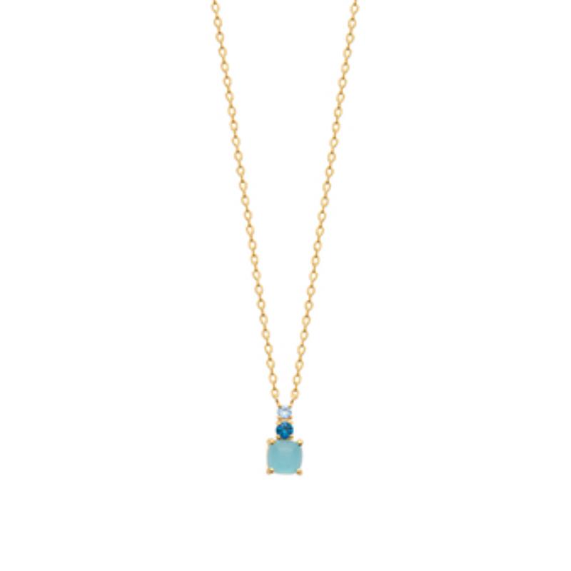 Coque de Nacre Collier plaqué or 973469