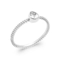 Coque de Nacre Bague solitaire argent 1906210