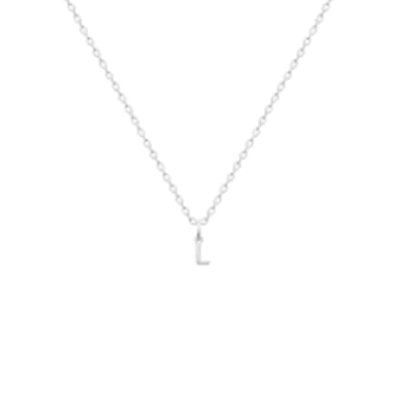 Coque de Nacre Pendentif initiale argent 7775612