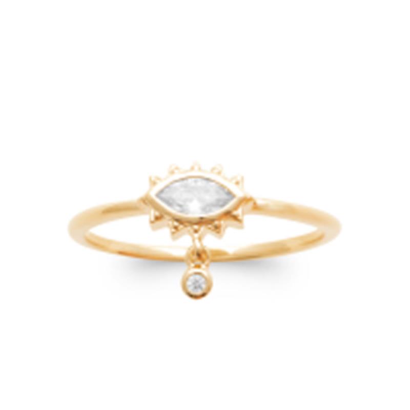 Coque de Nacre Bague plaqué or 2964410