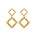 Coque de Nacre Boucles d'oreilles pendantes acier doré 3132409
