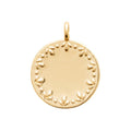 Coque de Nacre Médaille plaqué or 2783400
