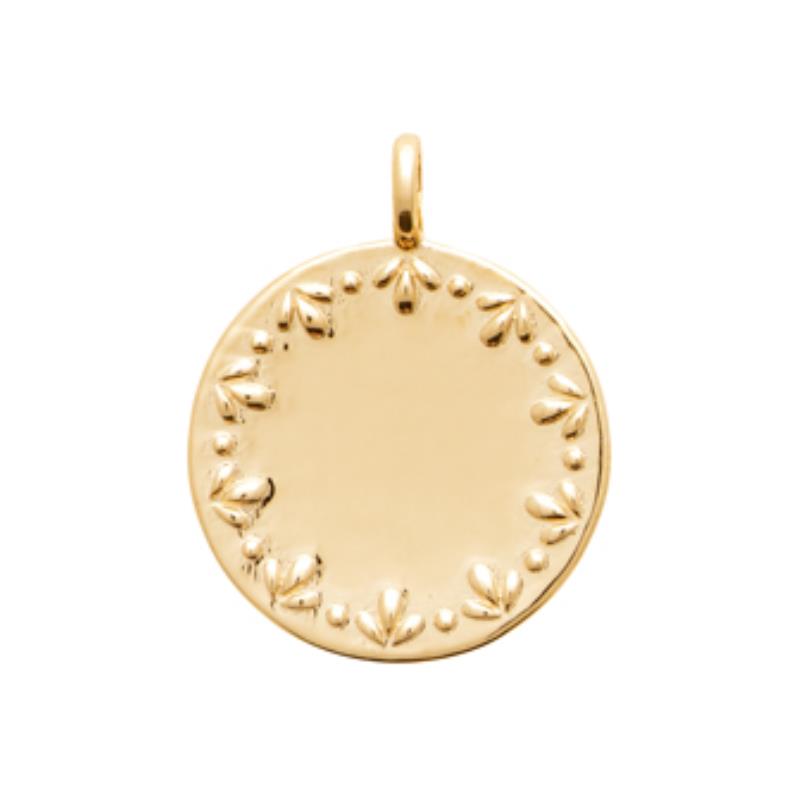 Coque de Nacre Médaille plaqué or 2783400