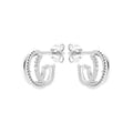 Coque de Nacre Créoles argent 1671910