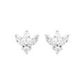 Coque de Nacre Puces d'oreilles argent 13080010