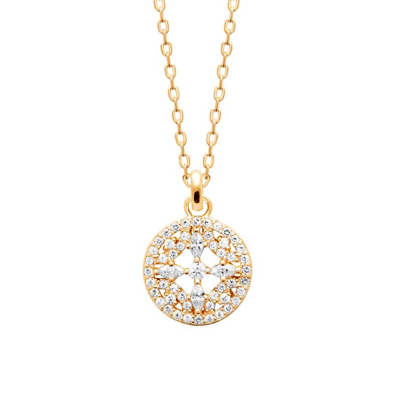 Coque de Nacre Collier plaqué or 974454