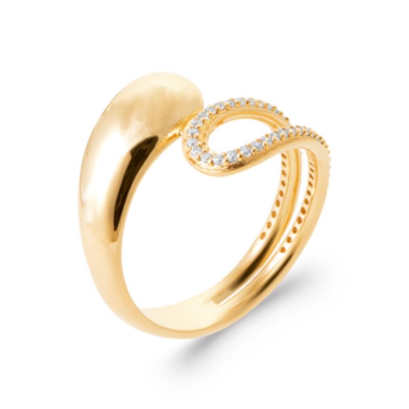 Coque de Nacre Bague plaqué or 2981010