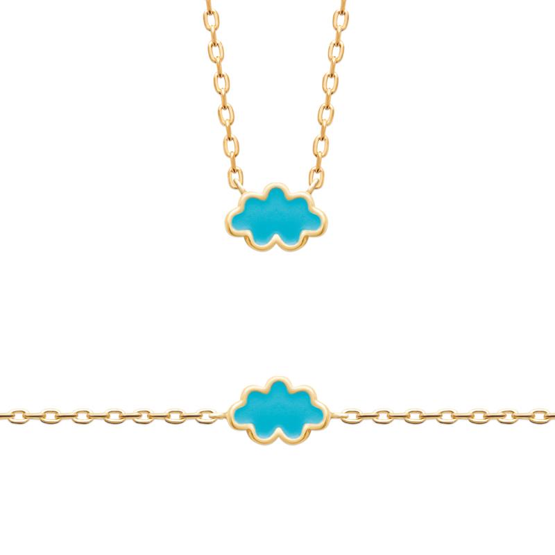 Coque de Nacre Bracelet plaqué or 922093