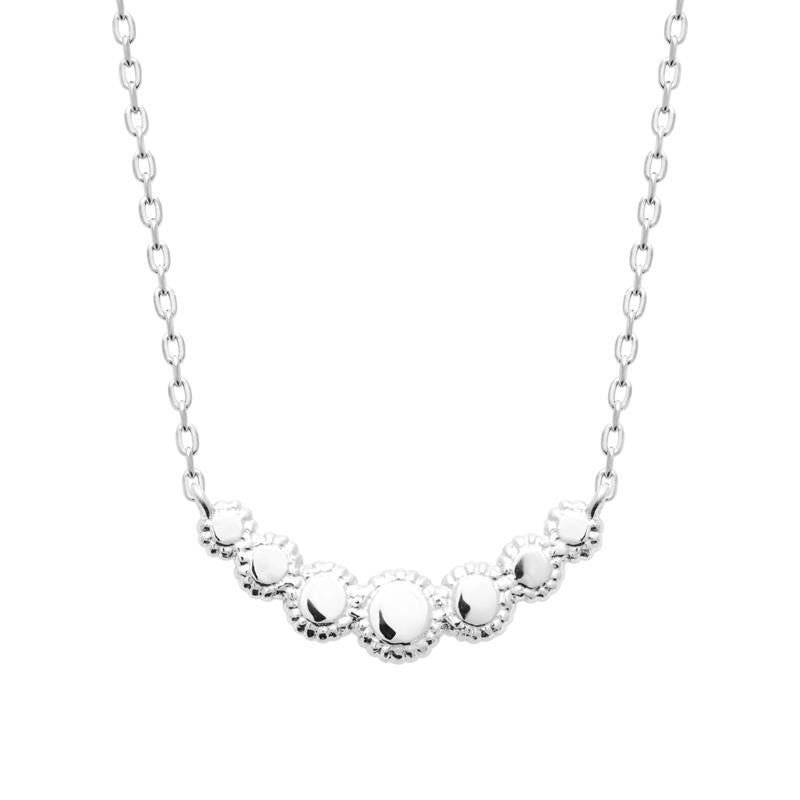 Coque de Nacre Collier argent 722233