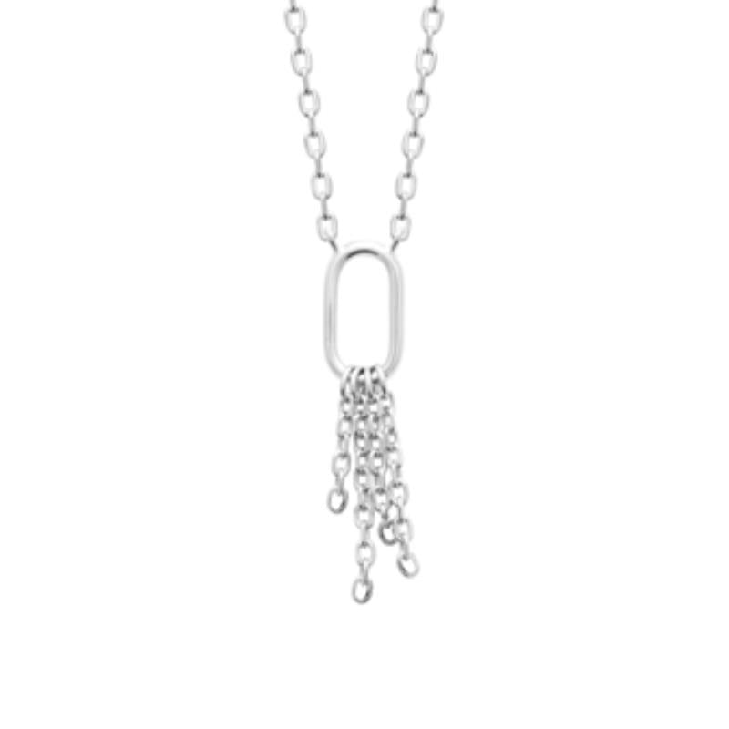 Coque de Nacre Collier argent 722143