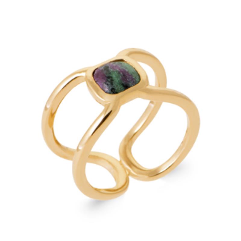 Coque de Nacre Bague plaqué or 2936416
