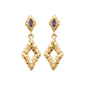 Coque de Nacre Boucles d'oreilles pendantes plaqué or 23072270