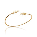 Coque de Nacre Bracelet jonc plaqué or 921402