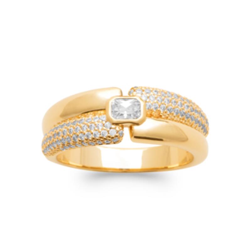 Coque de Nacre Bague plaqué or 2990410