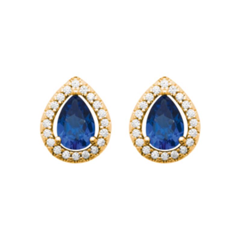 Coque de Nacre Puces d'oreilles plaqué or 23006440