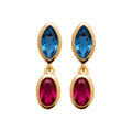 Coque de Nacre Boucles d'oreilles pendantes plaqué or 23001805