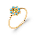 Coque de Nacre Bague plaqué or 2998830