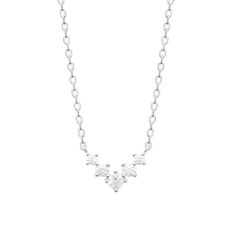 Coque de Nacre Collier argent 874086