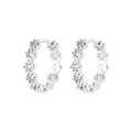 Coque de Nacre Créoles argent 7681100