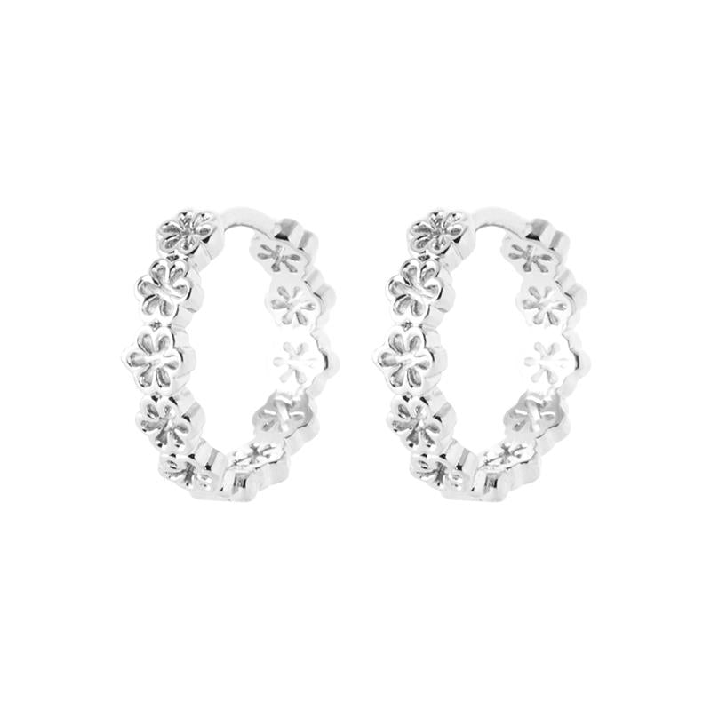Coque de Nacre Créoles argent 7681100
