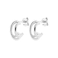 Coque de Nacre Créoles argent 7671500