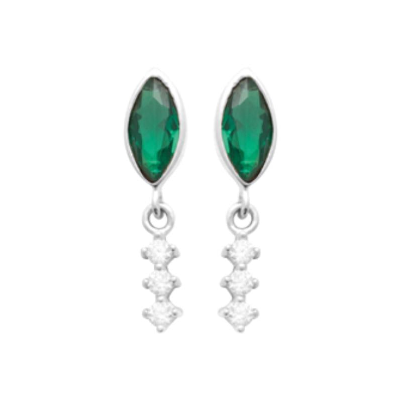 Coque de Nacre Puces d'oreilles argent 13037750
